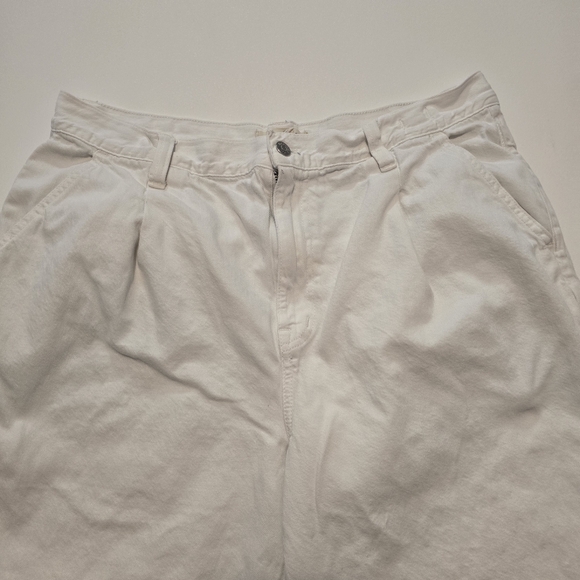 Madewell White Harlow Jean In White cotton Jeans & Denim Size 32 - Picture 6 of 16